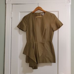 COS size 4 asymmetrical ruffle blouse